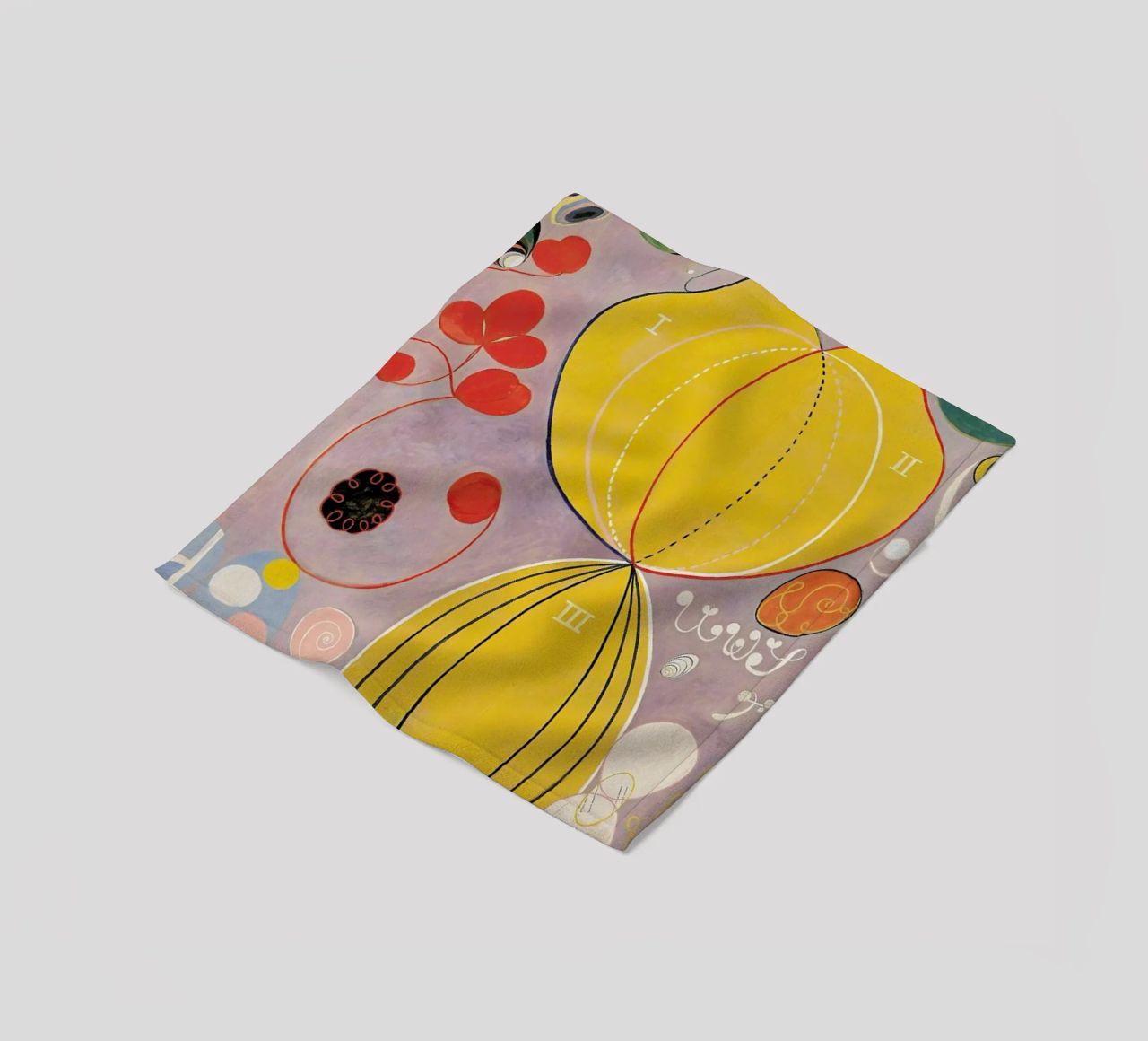 Hilma af Klint - The Ten Largest, No. 7 III coperta in pile da Vintage by JUNIQE