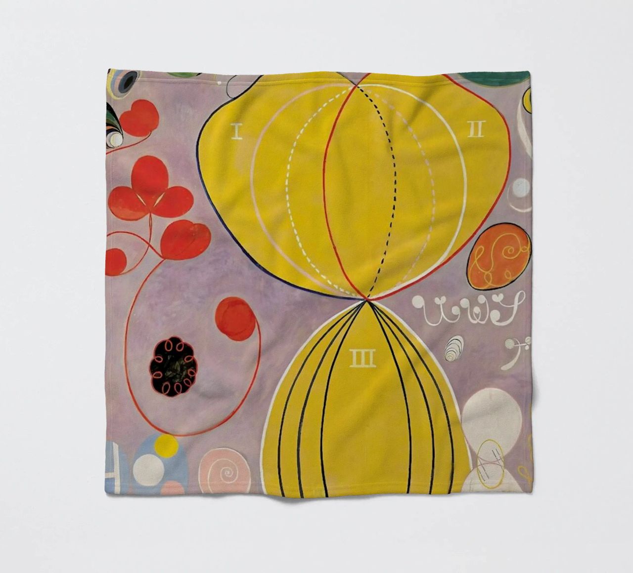 Hilma af Klint - The Ten Largest, No. 7 III coperta in pile da Vintage by JUNIQE