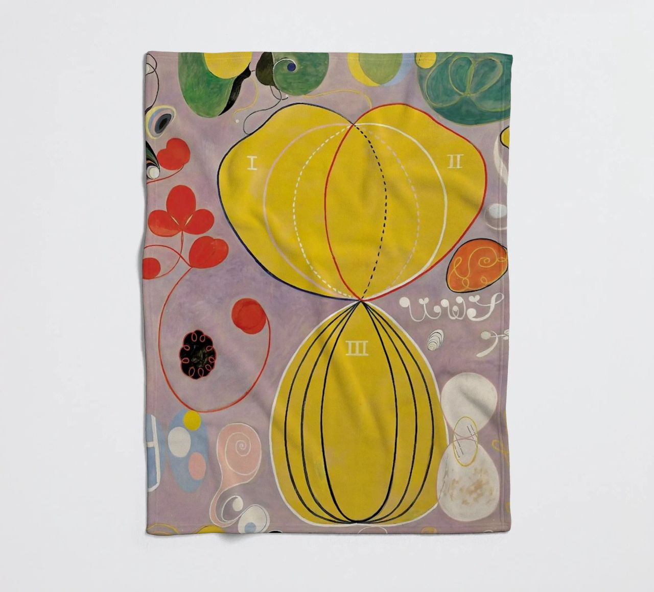 Hilma af Klint - The Ten Largest, No. 7 III coperta in pile da Vintage by JUNIQE