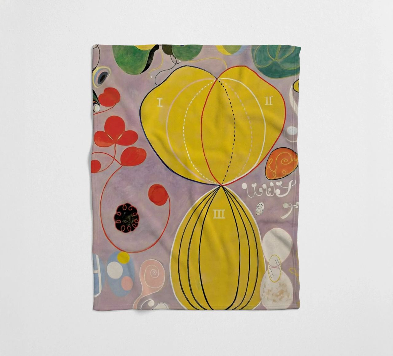Hilma af Klint - The Ten Largest, No. 7 III coperta in pile da Vintage by JUNIQE