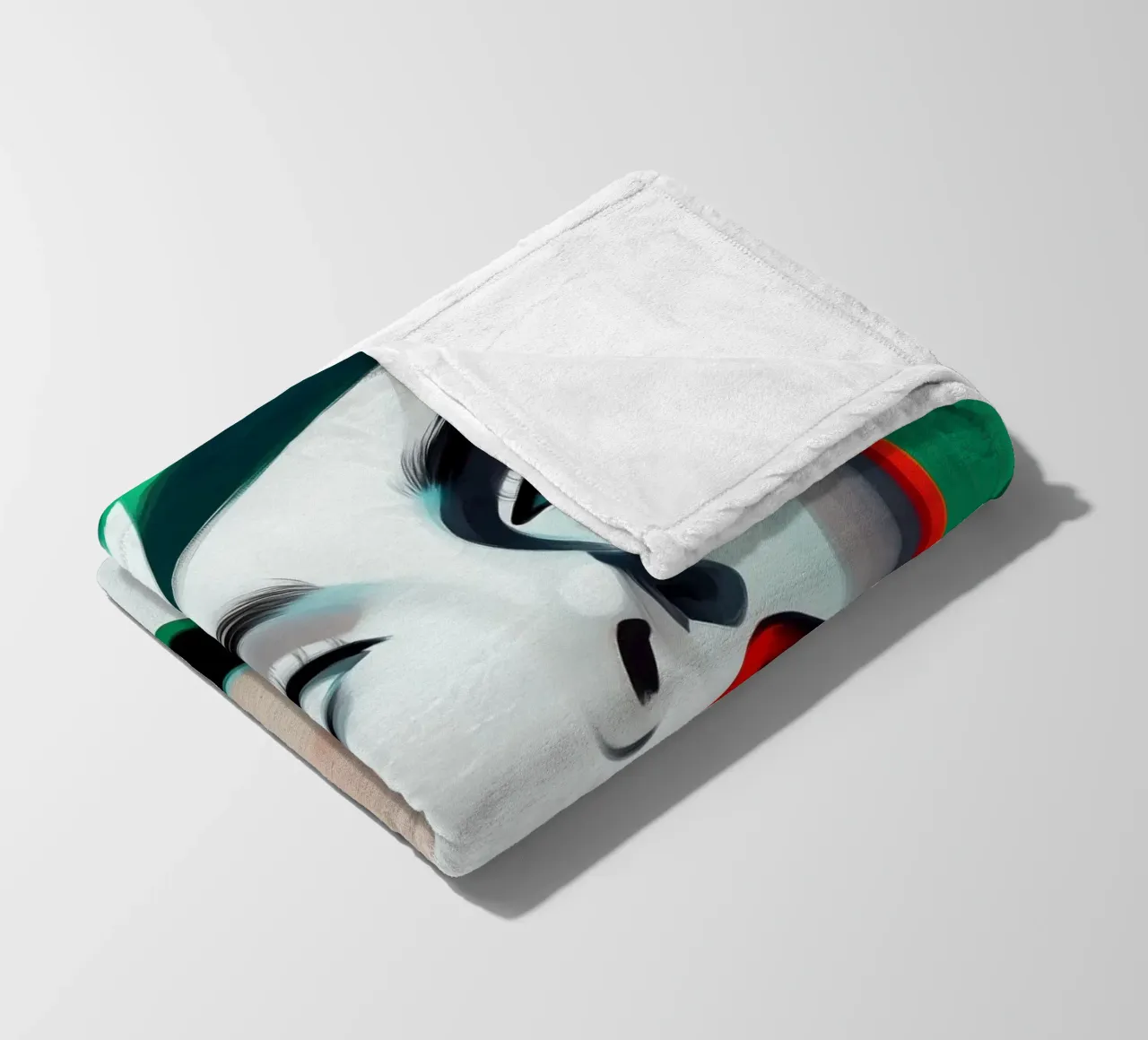 Vrouw modern abstract fleece blanket by Imagine