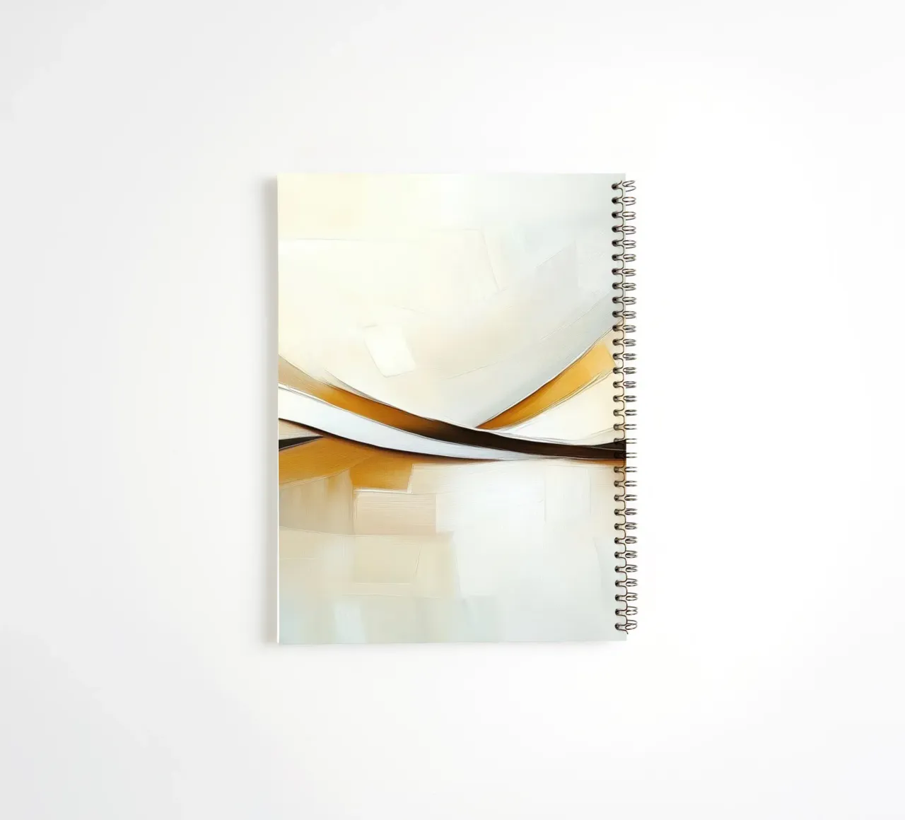 Modern abstract spiral notebook by Imagine