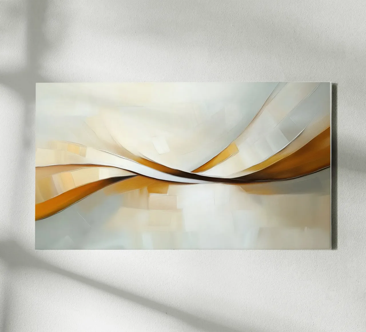 Modern abstract canvas met Baklijst van Imagine