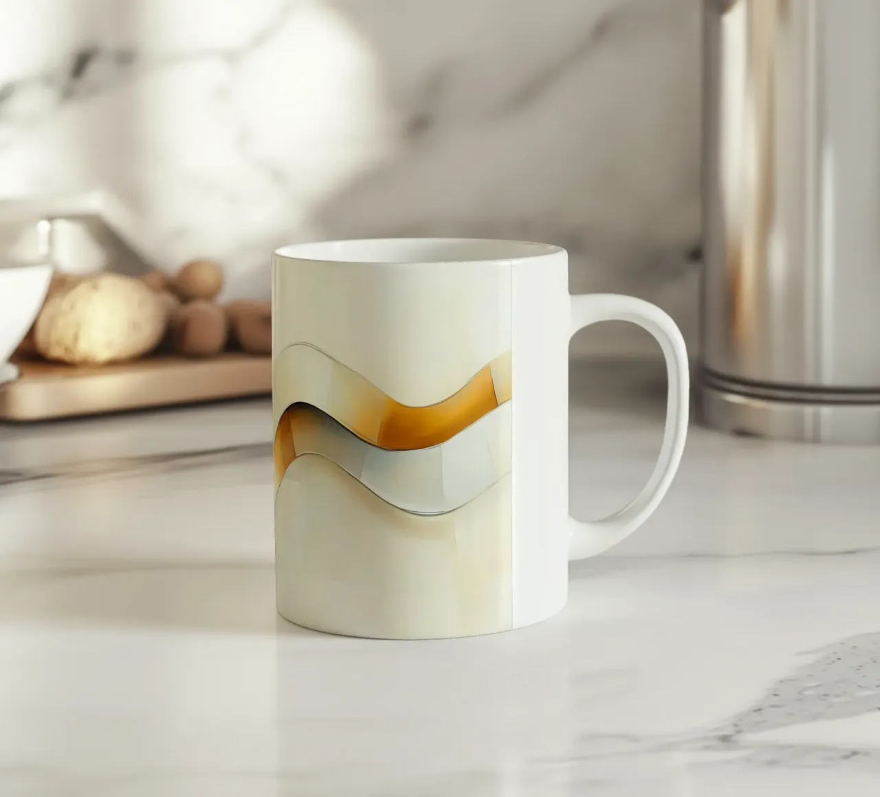 Onda astratta tazza in ceramica da Imagine
