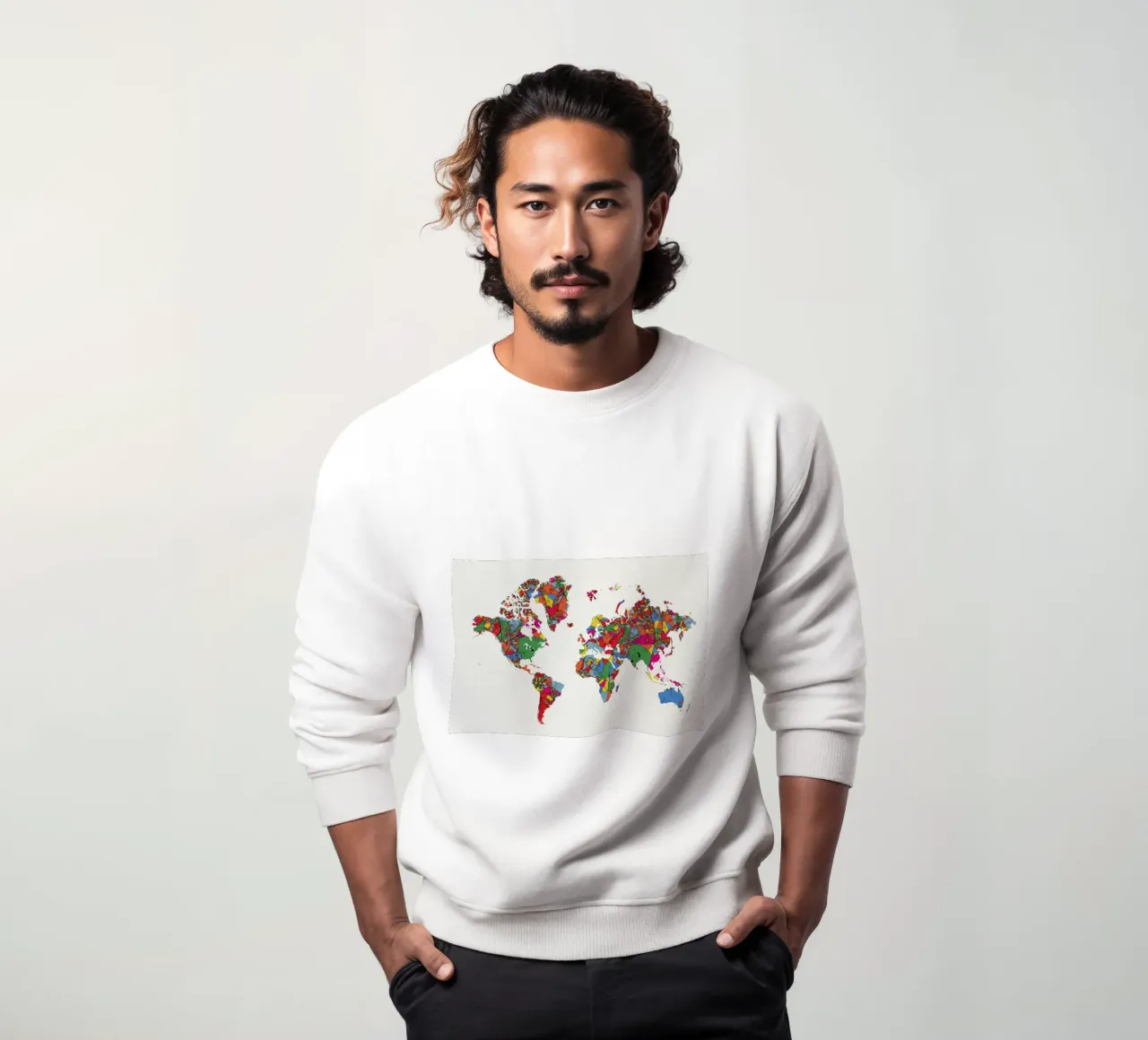 World Map II sweat de The Cartography Collection
