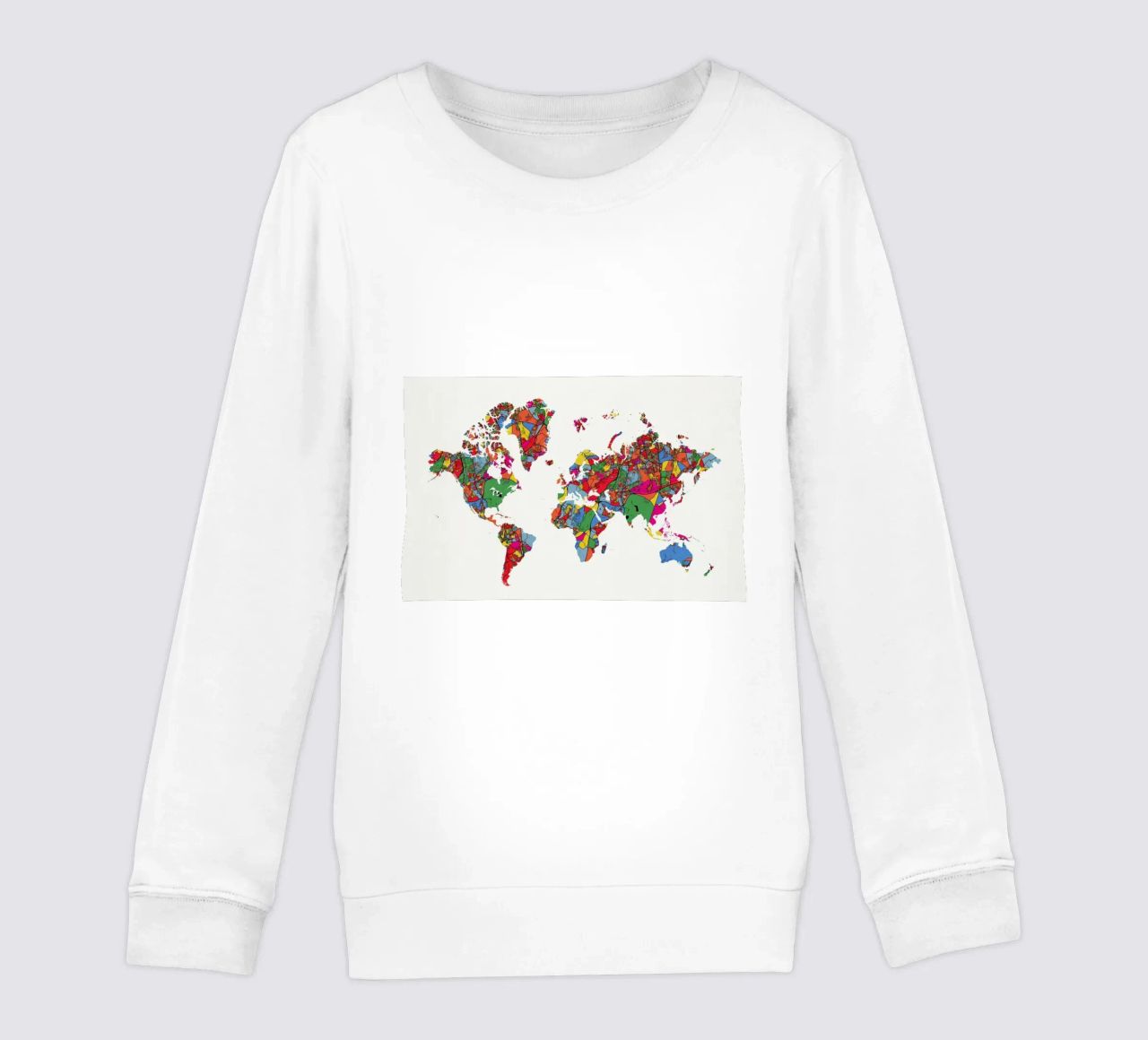 World Map II felpa bambino da The Cartography Collection