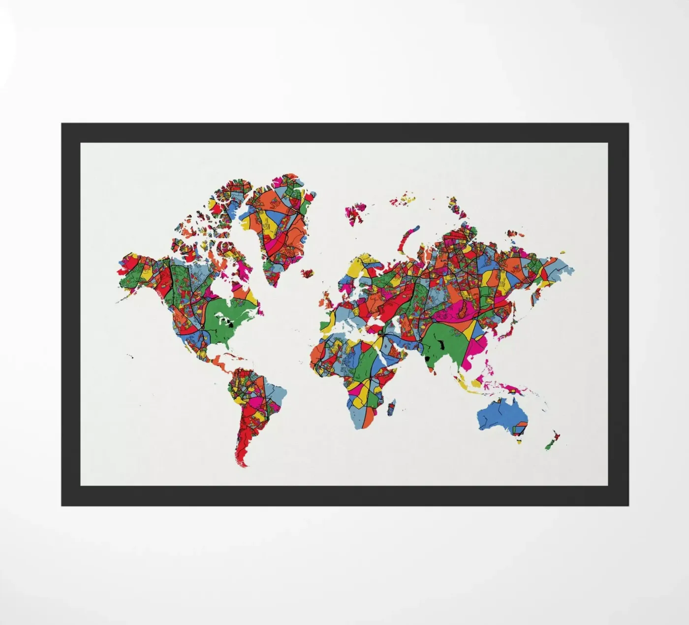 World Map II zerbino da The Cartography Collection