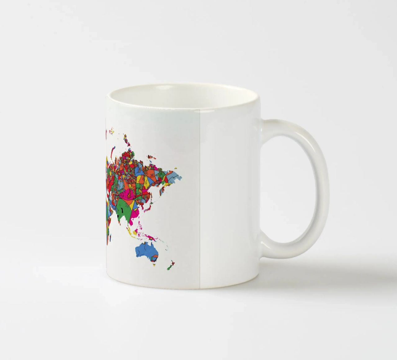 World Map II tazza in ceramica da The Cartography Collection