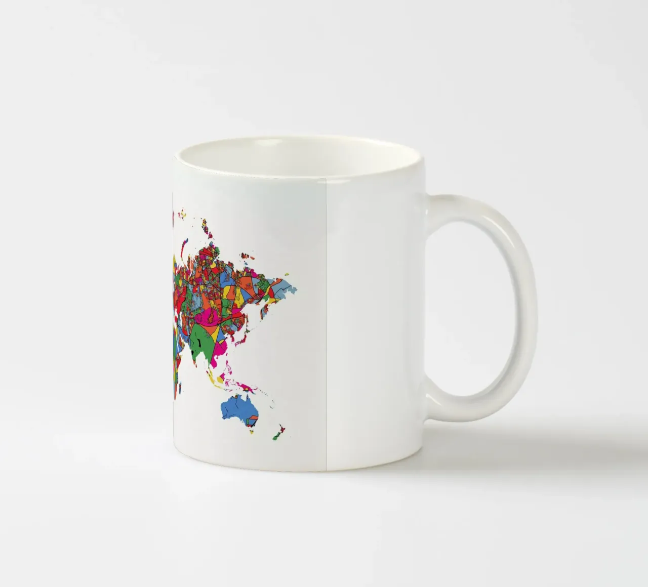 World Map II Keramik Tasse von The Cartography Collection