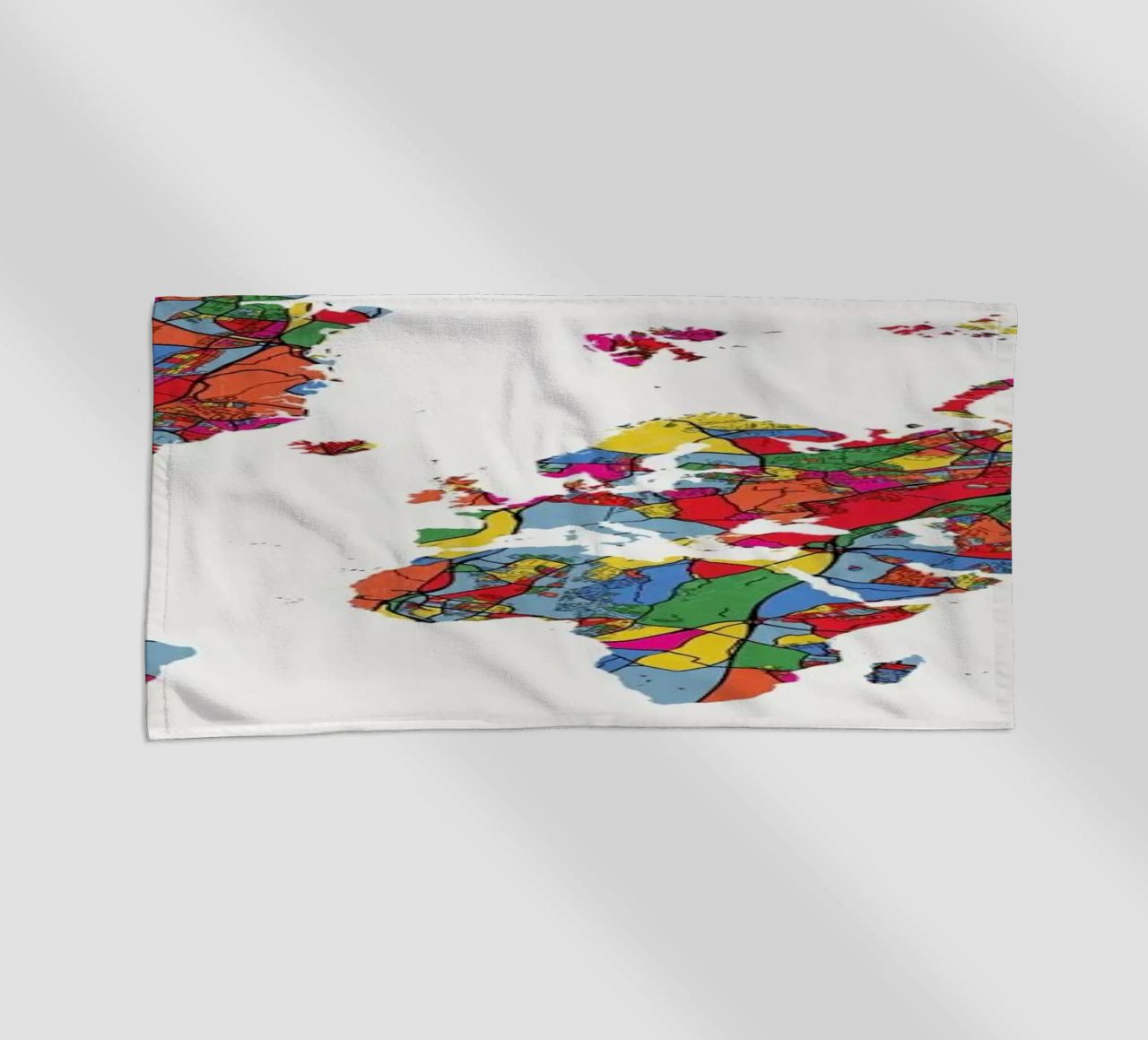 World Map II telo mare da The Cartography Collection