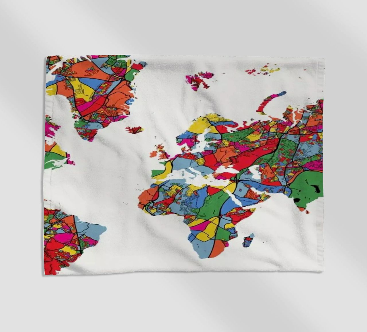 World Map II telo mare da The Cartography Collection