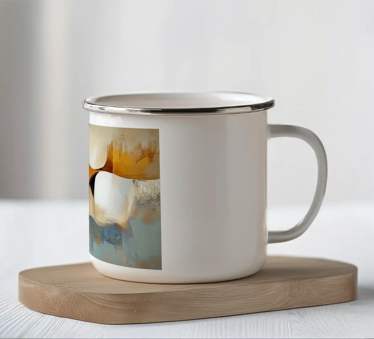 Arte organica tazza in smalto da Imagine
