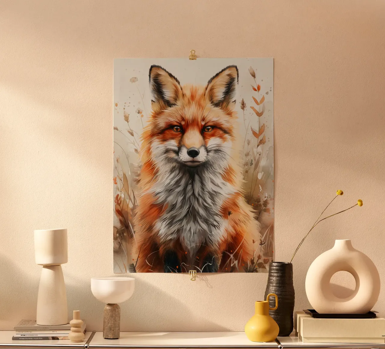 Baby Fox Hahnemühle von Mateo