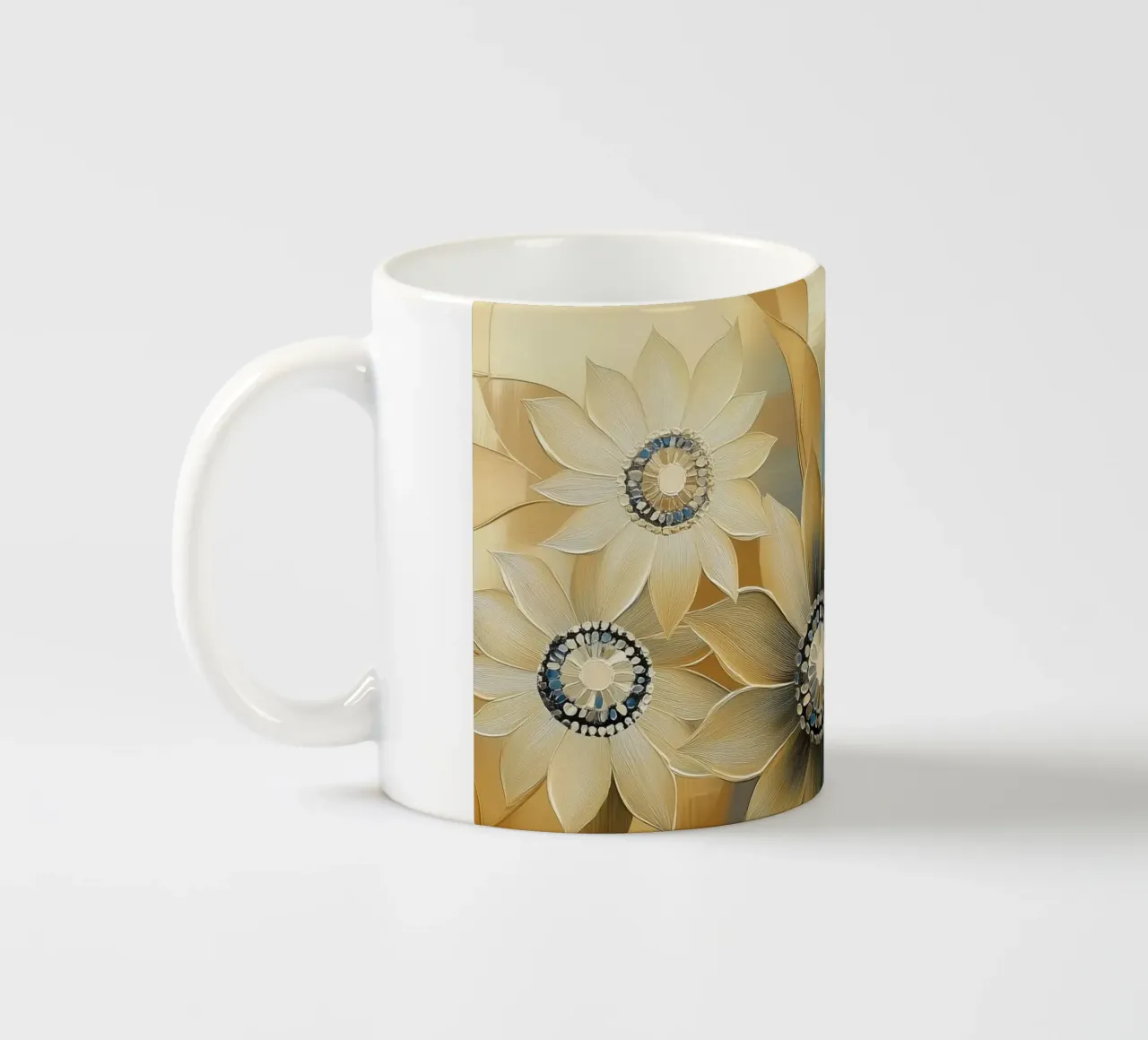 Fiori astratti tazza in ceramica da Imagine