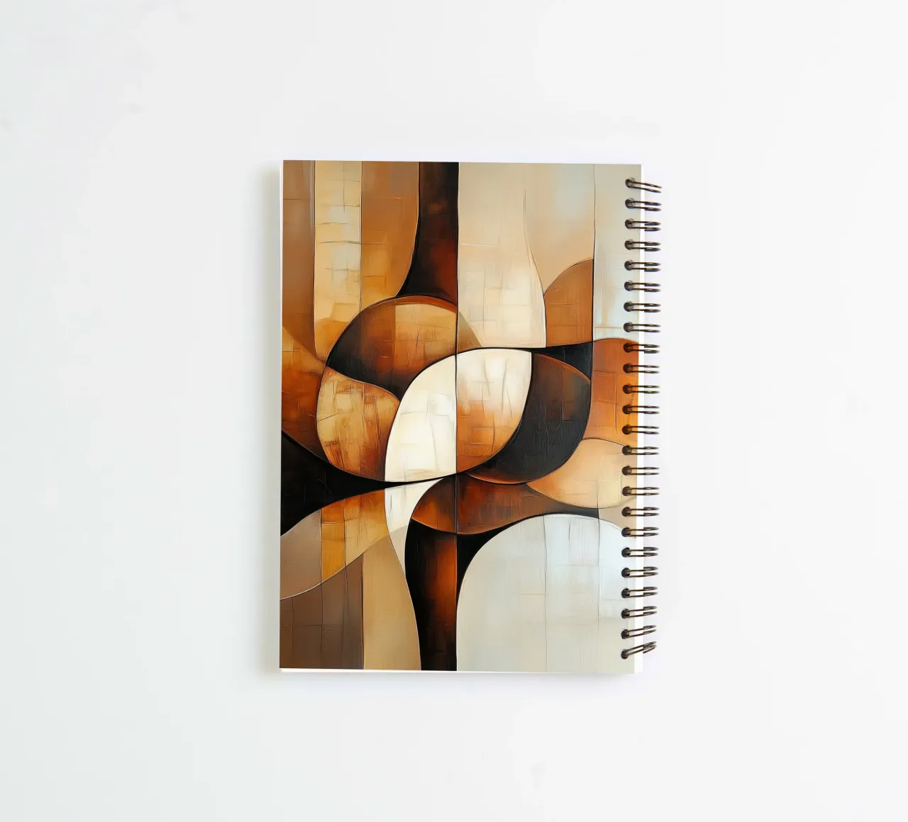 Modern abstract spiral notebook by Imagine