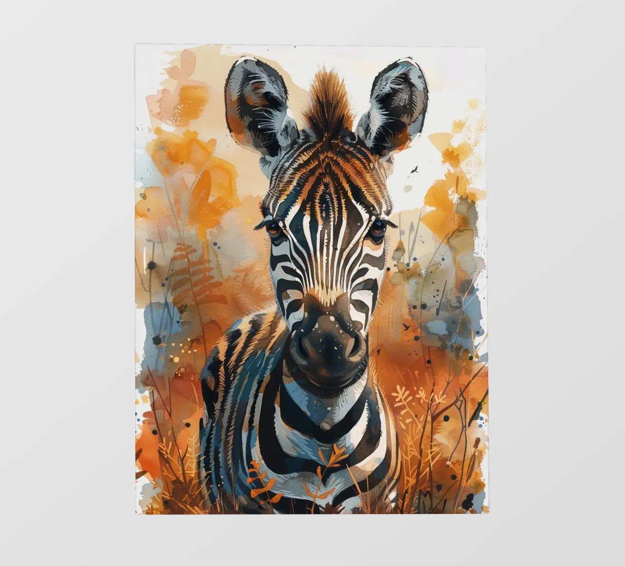 Baby Zebra pellicola backlit da Mateo