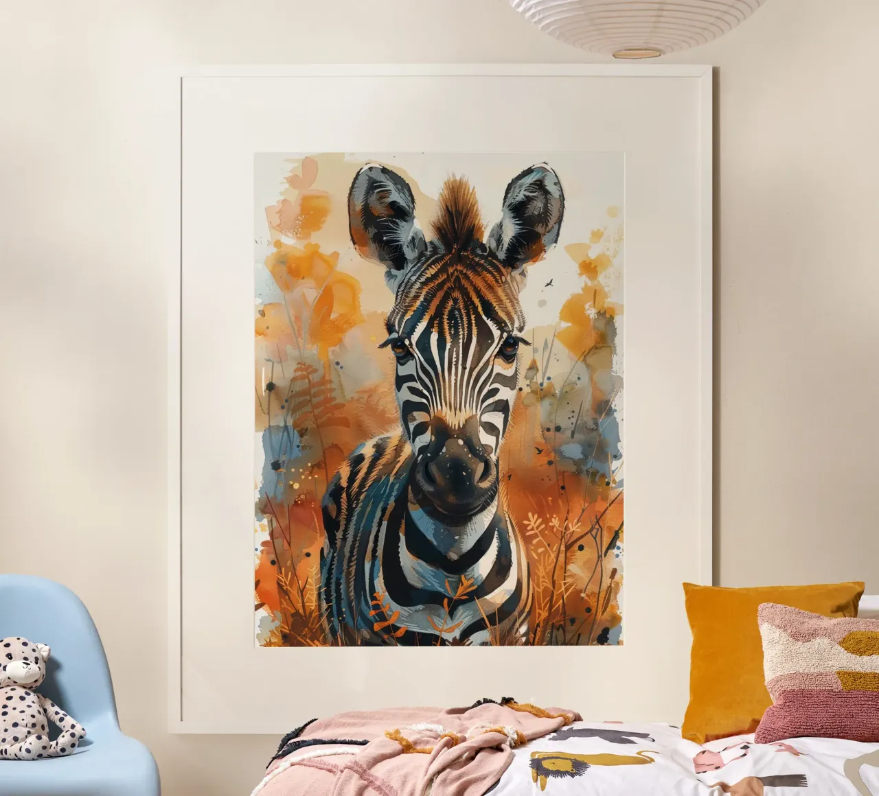 Baby Zebra carta hahnemühle da Mateo