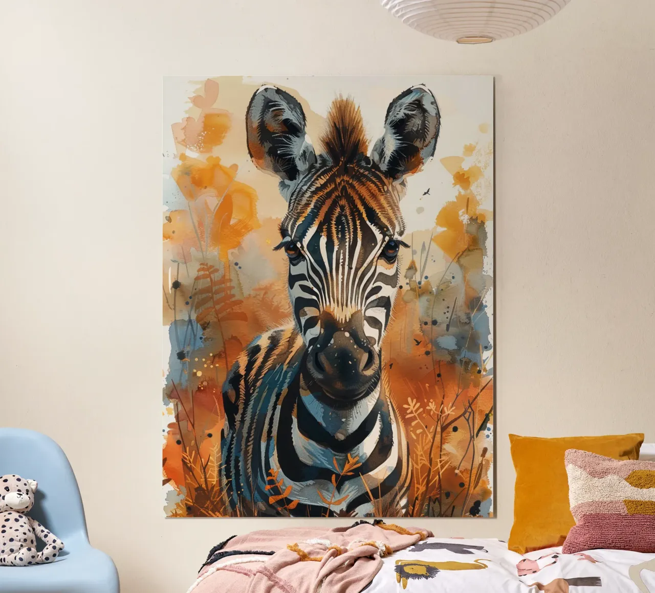 Baby Zebra carta hahnemühle da Mateo