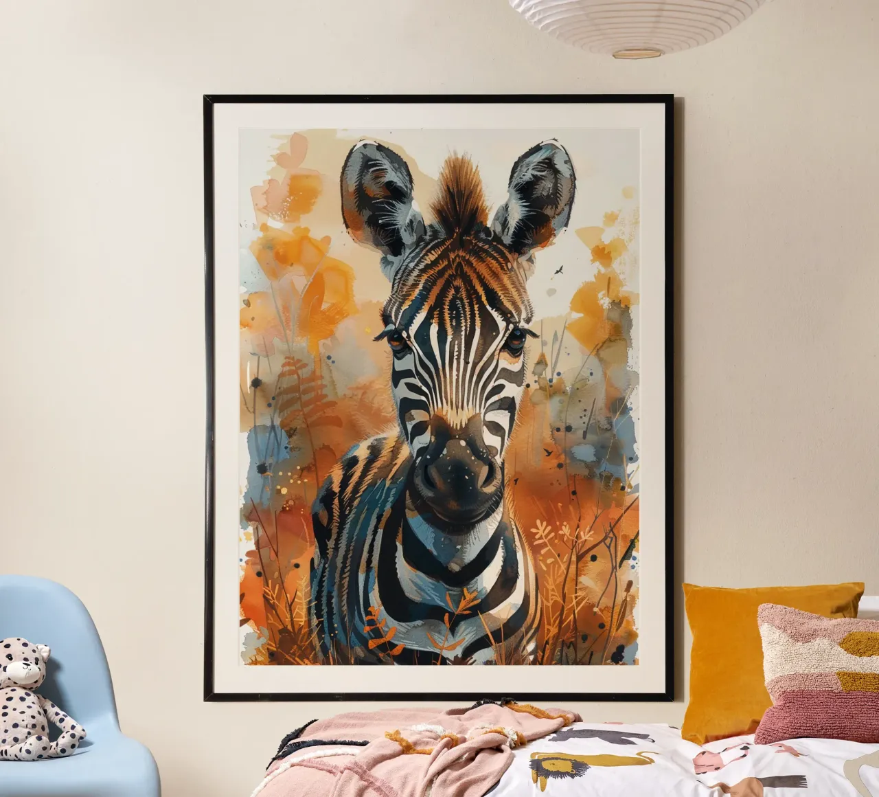 Baby Zebra carta hahnemühle da Mateo