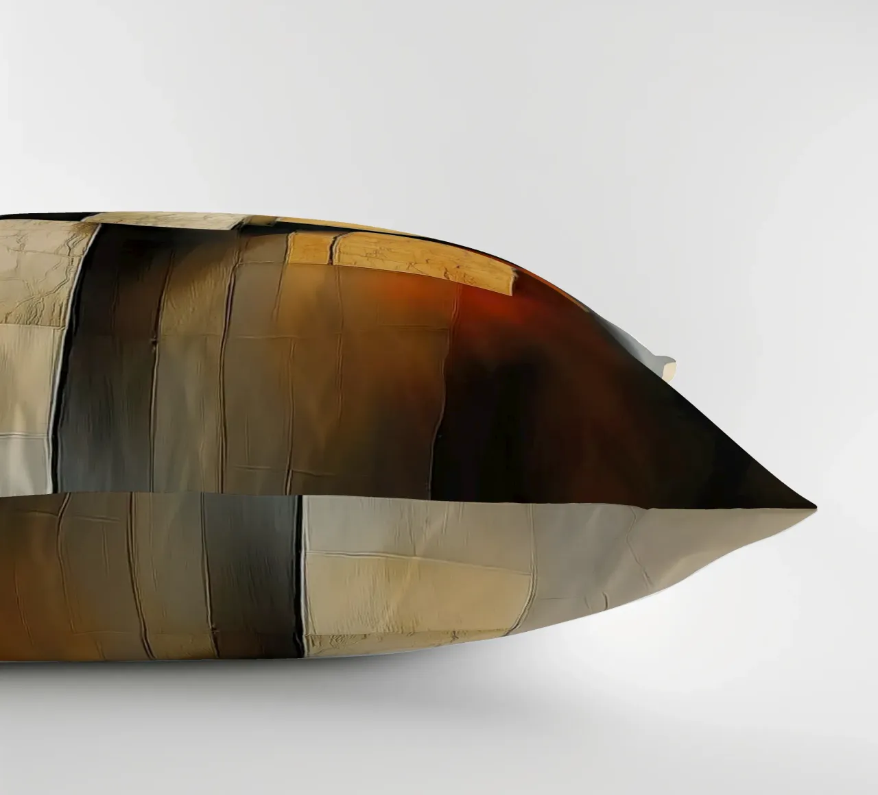Arte moderna nei toni del marrone cuscino da Imagine