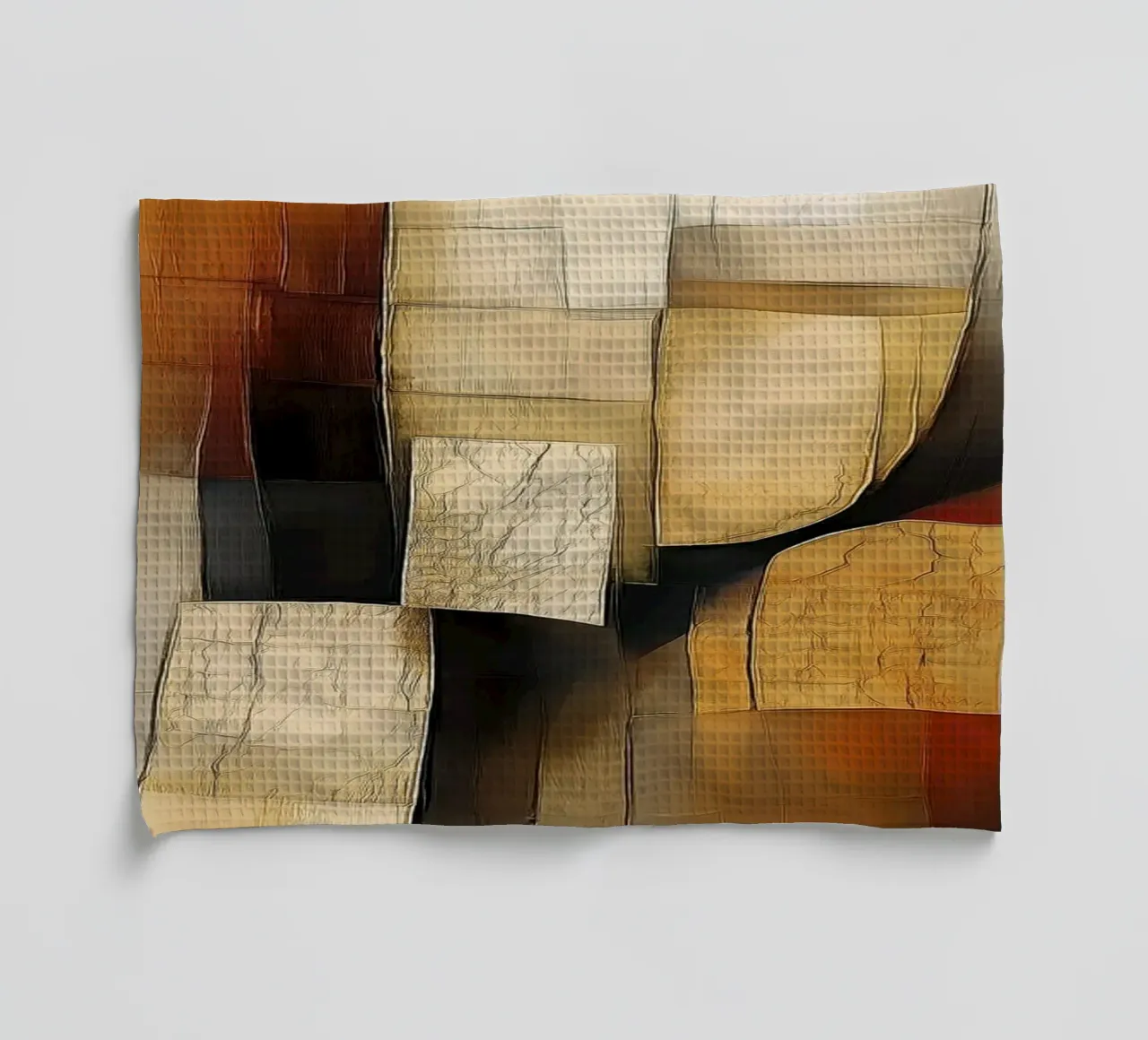 Art moderne dans les tons bruns torchon de Imagine