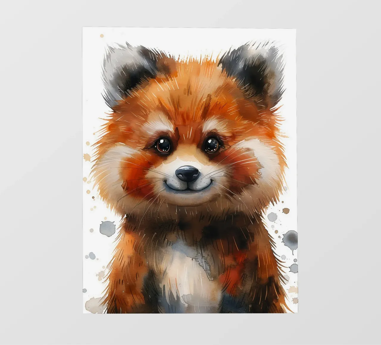 Baby Red Panda pellicola backlit da Mateo