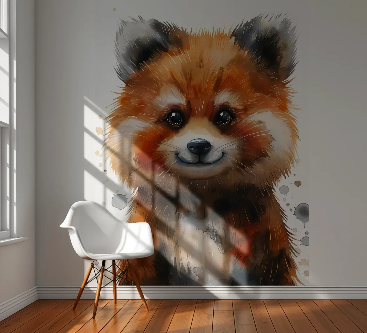 Baby Red Panda carta da parati fotografica da Mateo