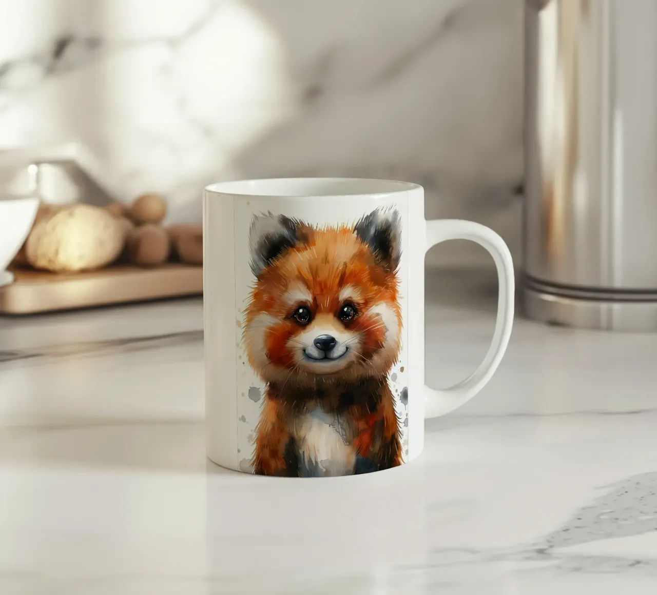 Baby Red Panda tazza in ceramica da Mateo