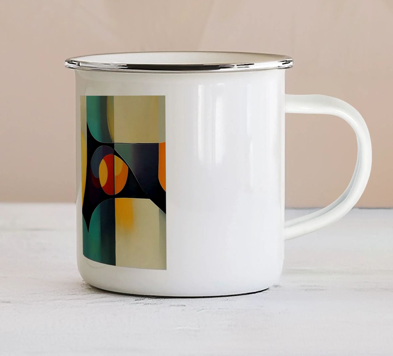 Design bohémien tazza in smalto da Imagine