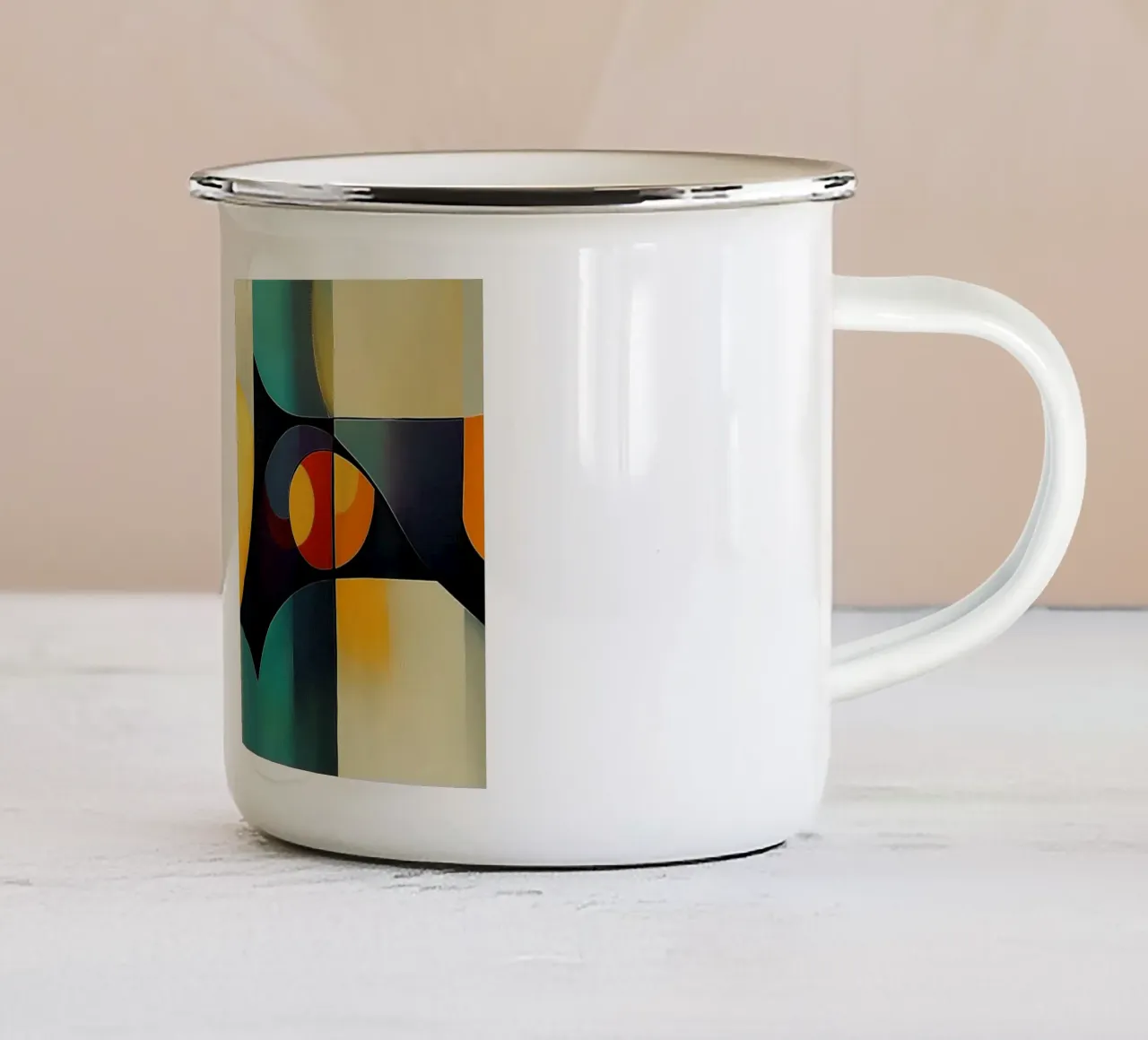 Böhmisches Design Emaille Tasse von Imagine