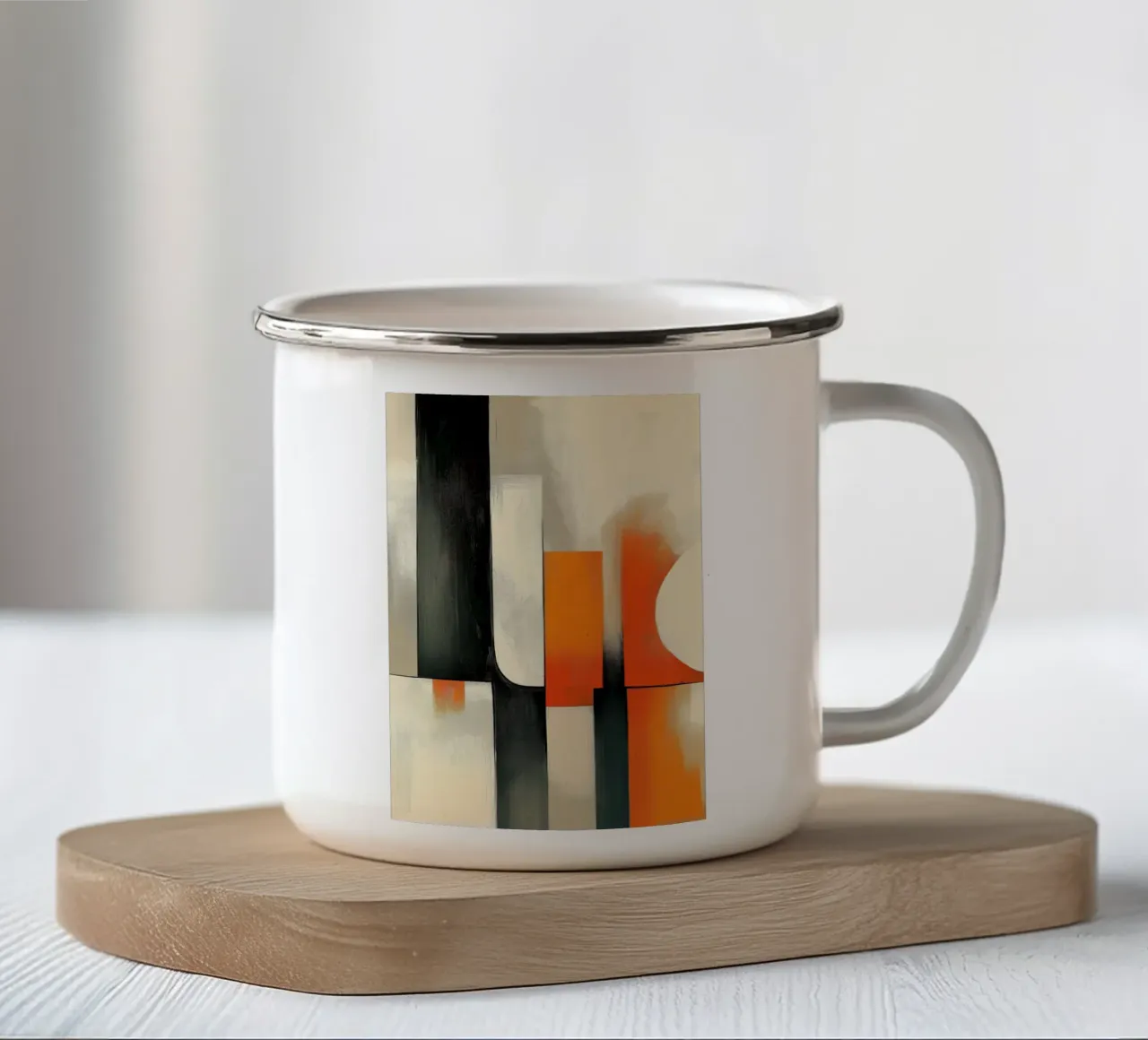 Astratto moderno tazza in smalto da Imagine