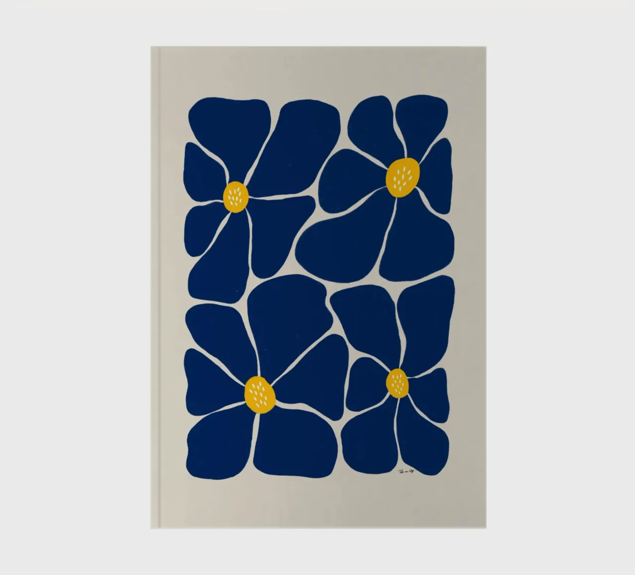 Blooms No. 01 notebook by Floral by Tida