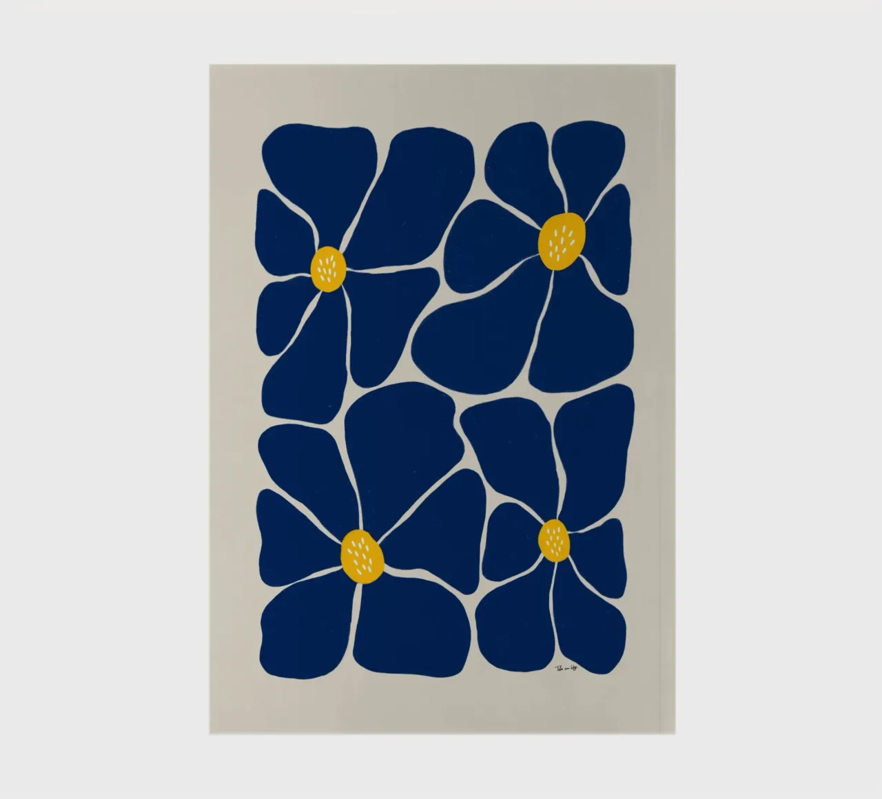 Blooms No. 01 notebook by Floral by Tida