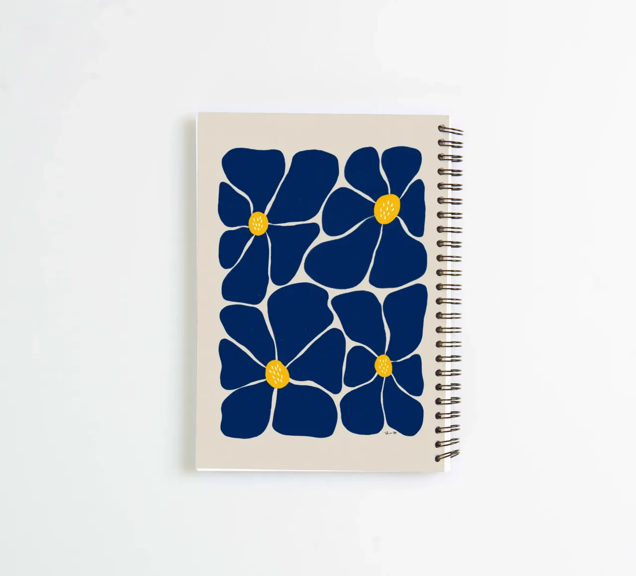 Blooms No. 01 spiral notebook by Tida vom Weg