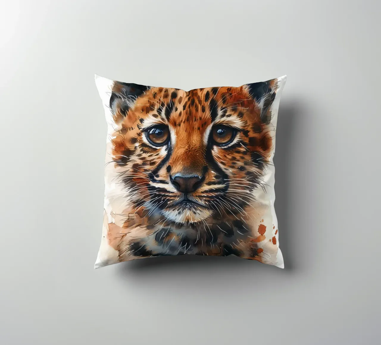Baby Leopard cuscino da Mateo
