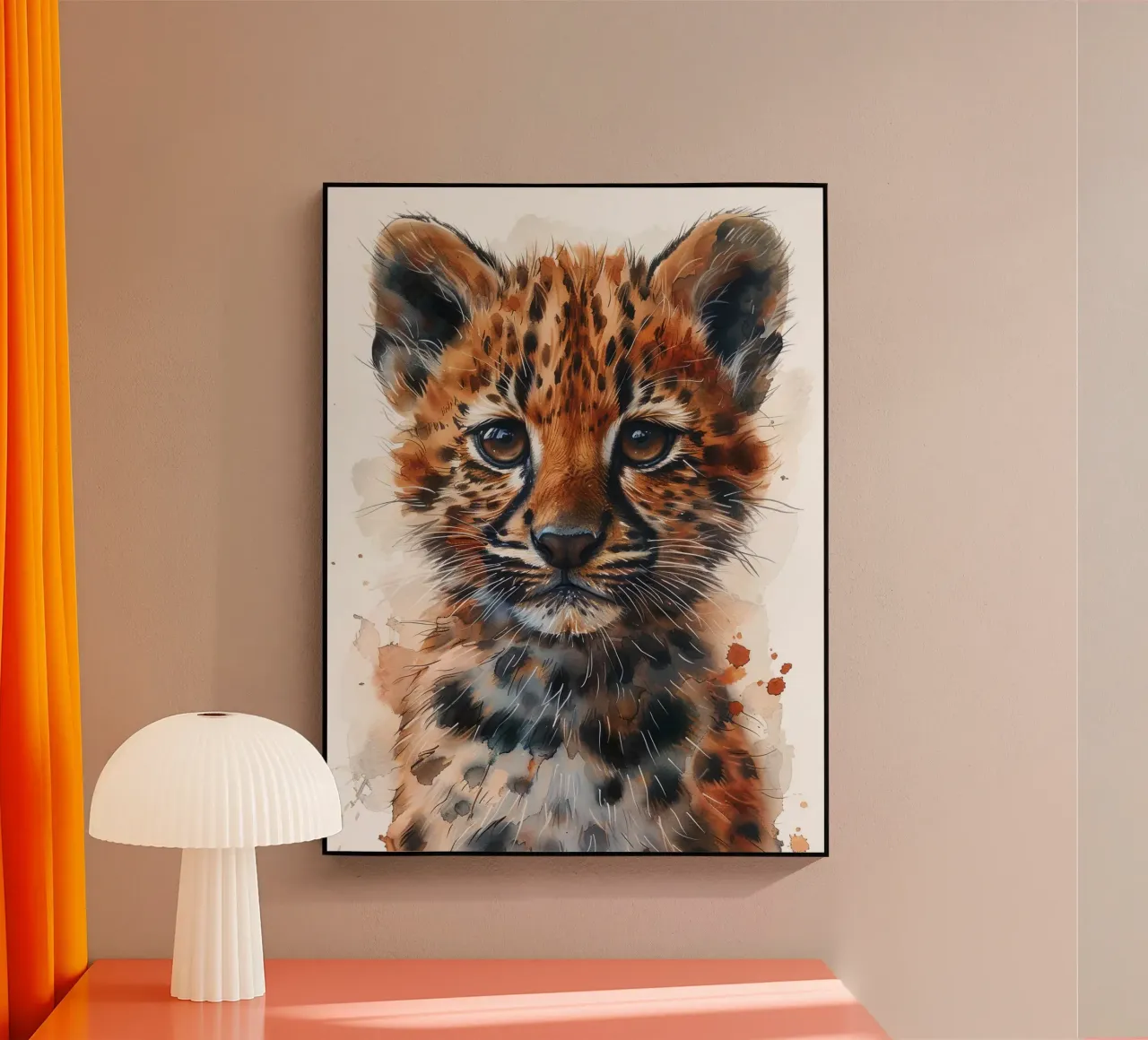 Baby Leopard plexiglass da Mateo