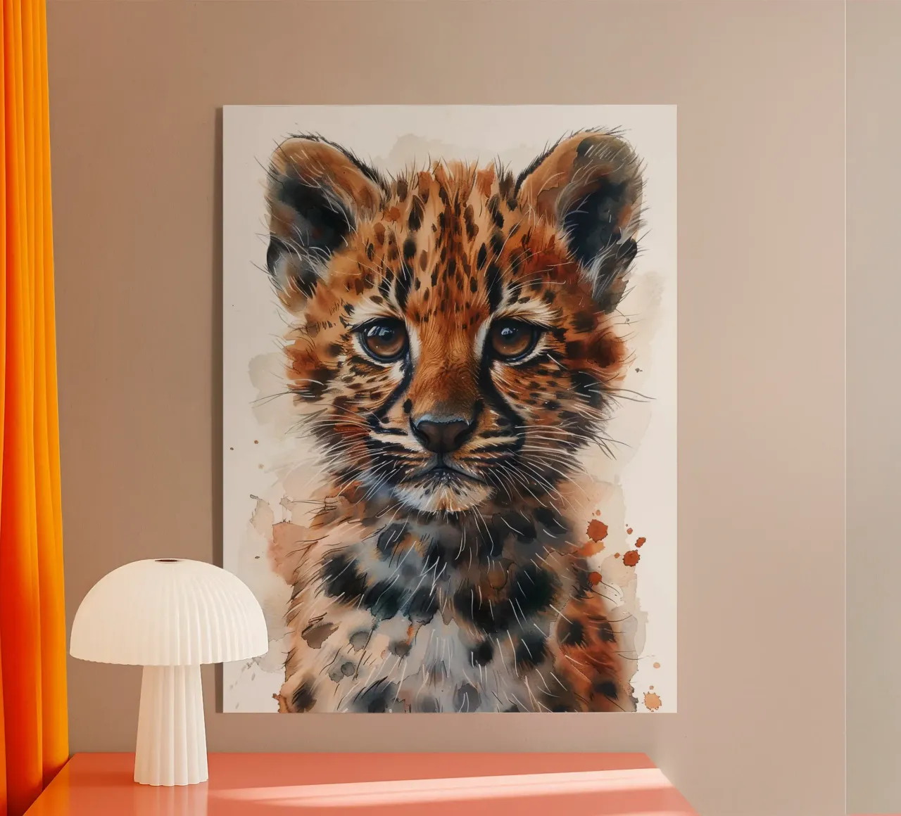 Baby Leopard plexiglass da Mateo