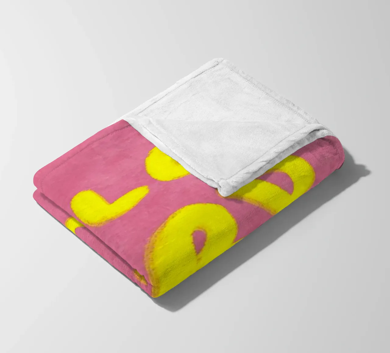 Alles wird Gut - handgemalter Spruch coperta in pile da Illustration Raissa Oltmanns
