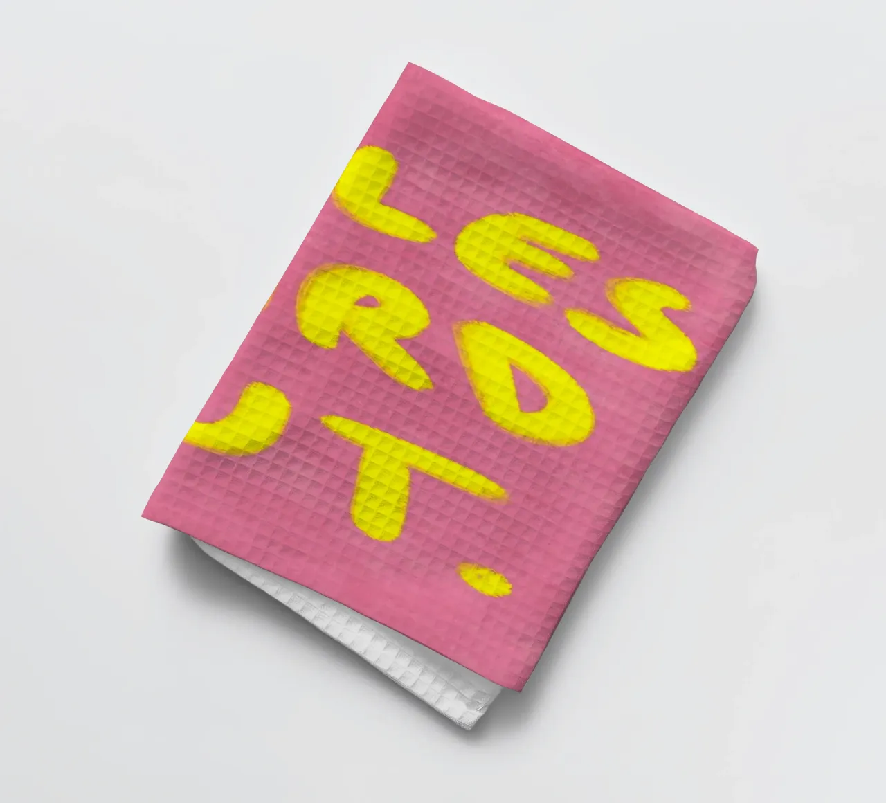 Alles wird Gut - handgemalter Spruch canovaccio da cucina da Illustration Raissa Oltmanns
