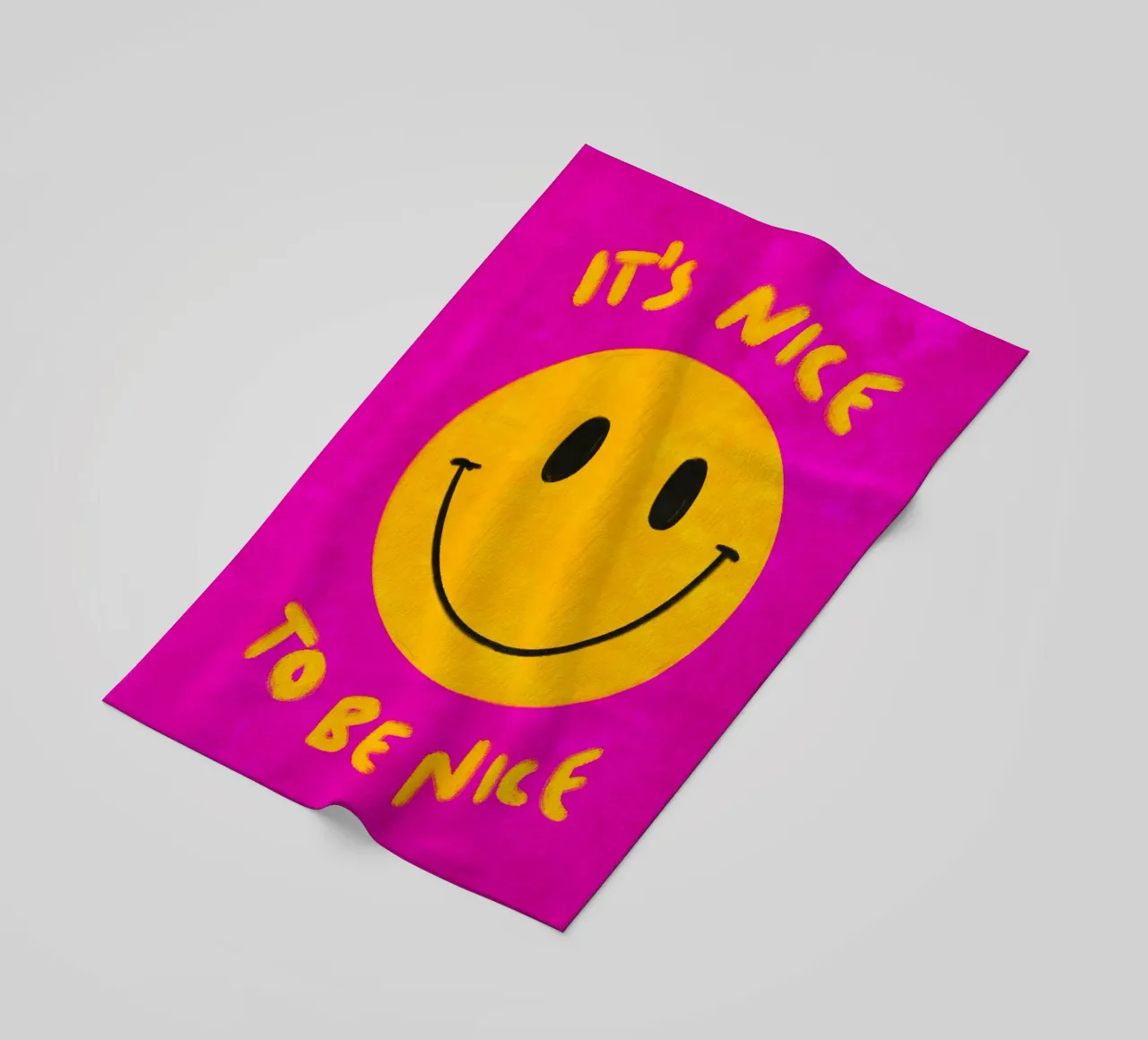 It's nice to be nice - Smiley telo mare da Illustration Raissa Oltmanns