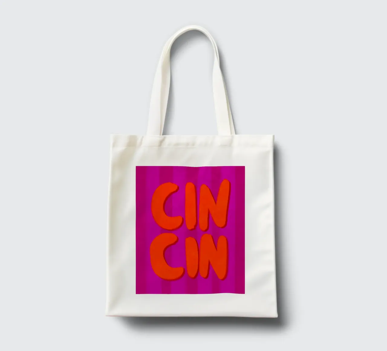 CIN CIN - Handlettering borsa in juta da Illustration Raissa Oltmanns
