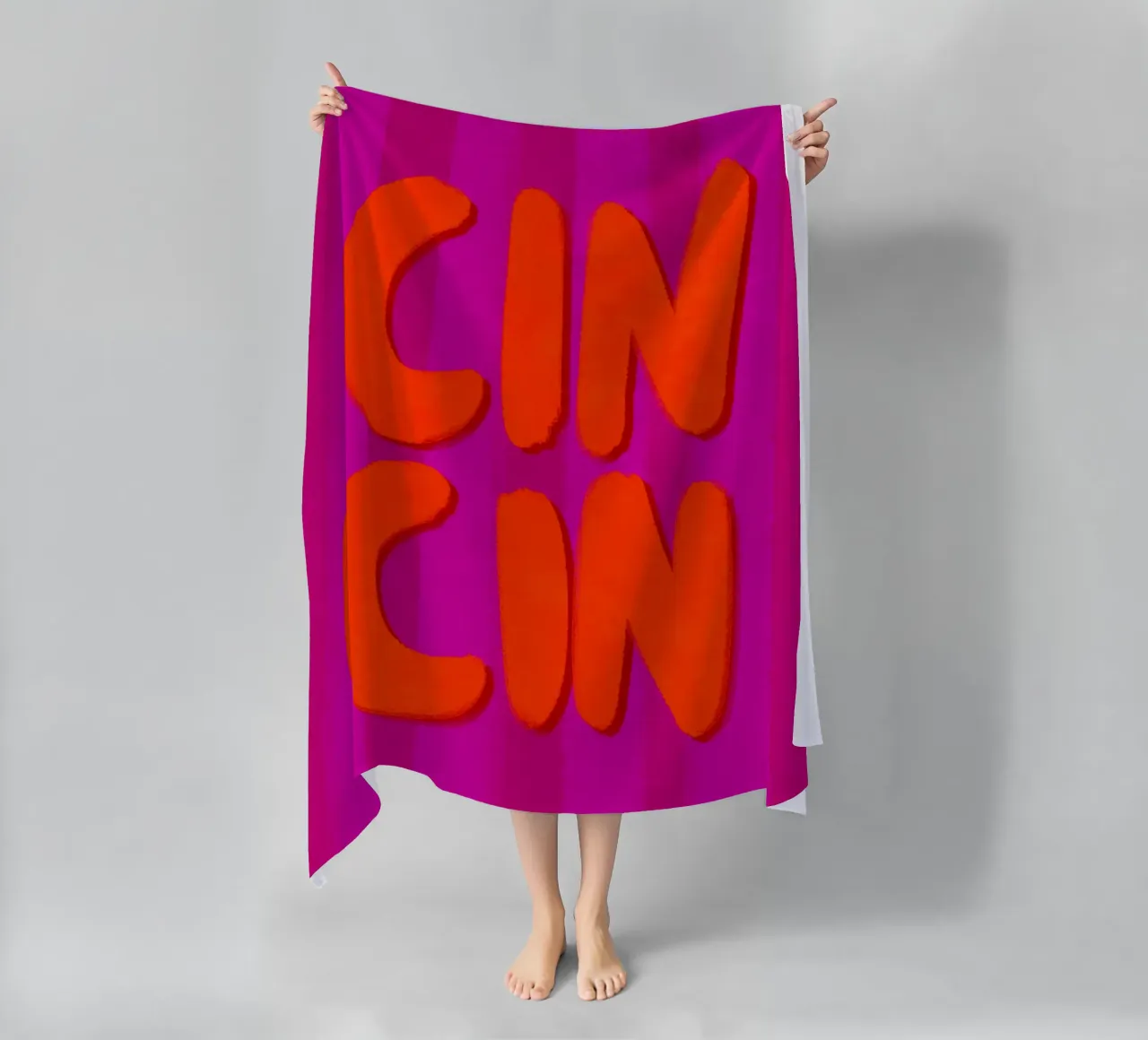 CIN CIN - Handlettering telo mare da Illustration Raissa Oltmanns