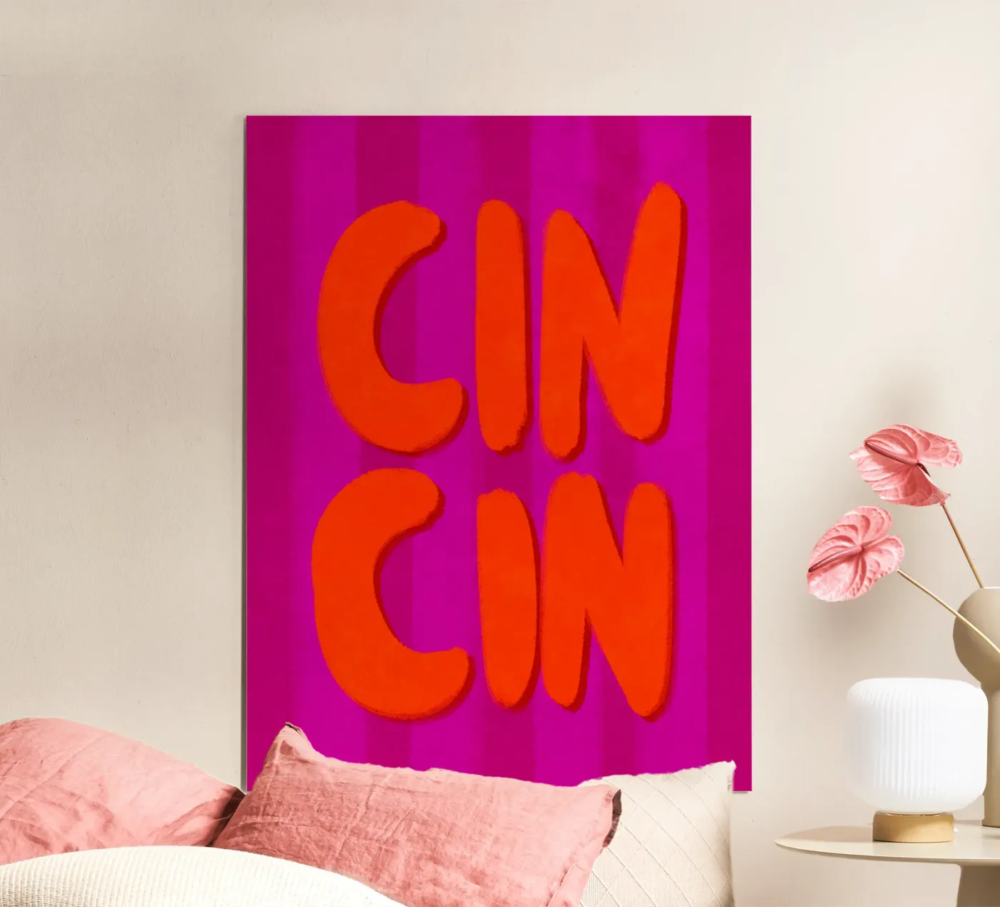 CIN CIN - Handlettering poster da Illustration Raissa Oltmanns