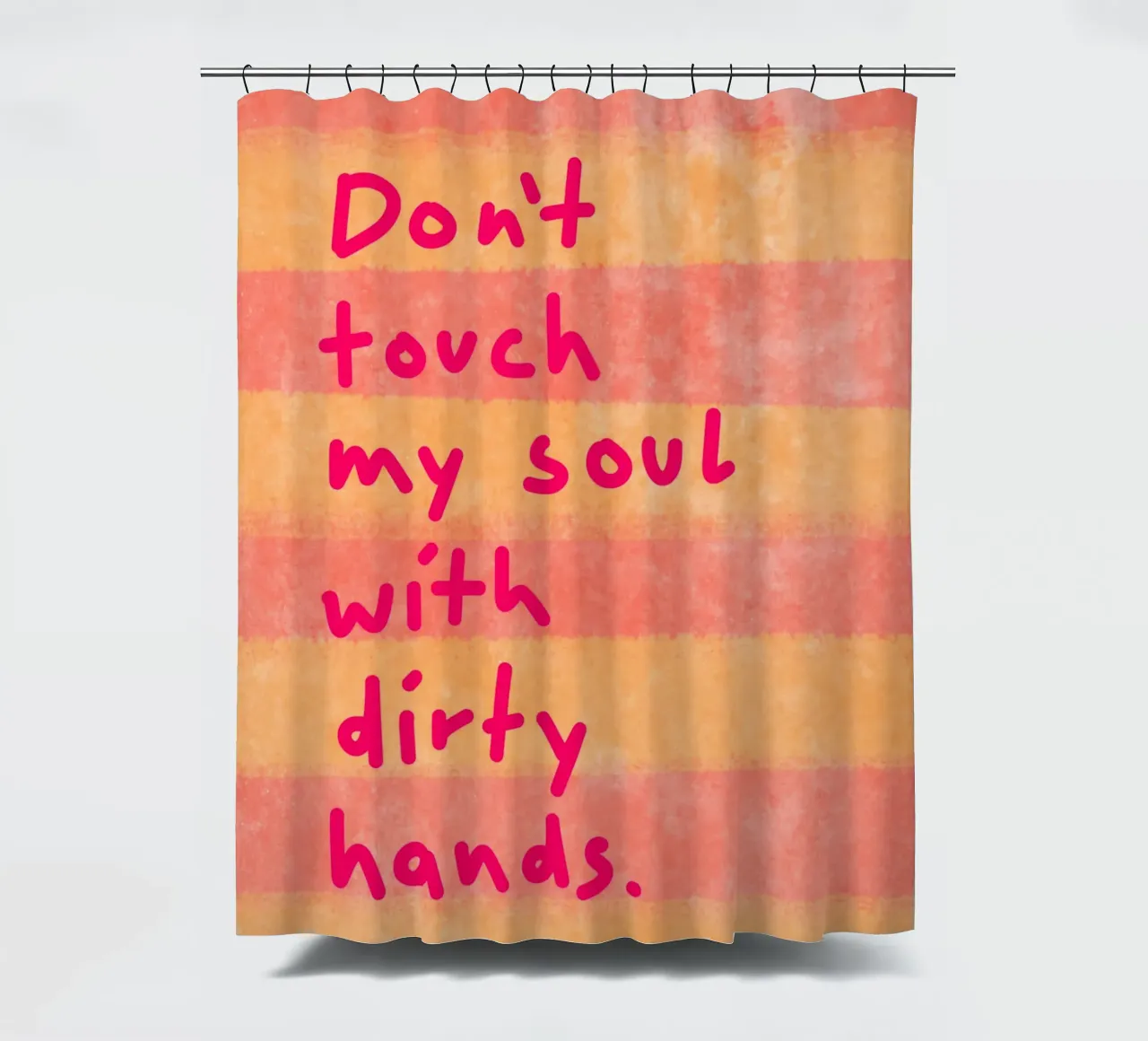 Don't touch my soul with dirty hands tenda da doccia da Illustration Raissa Oltmanns