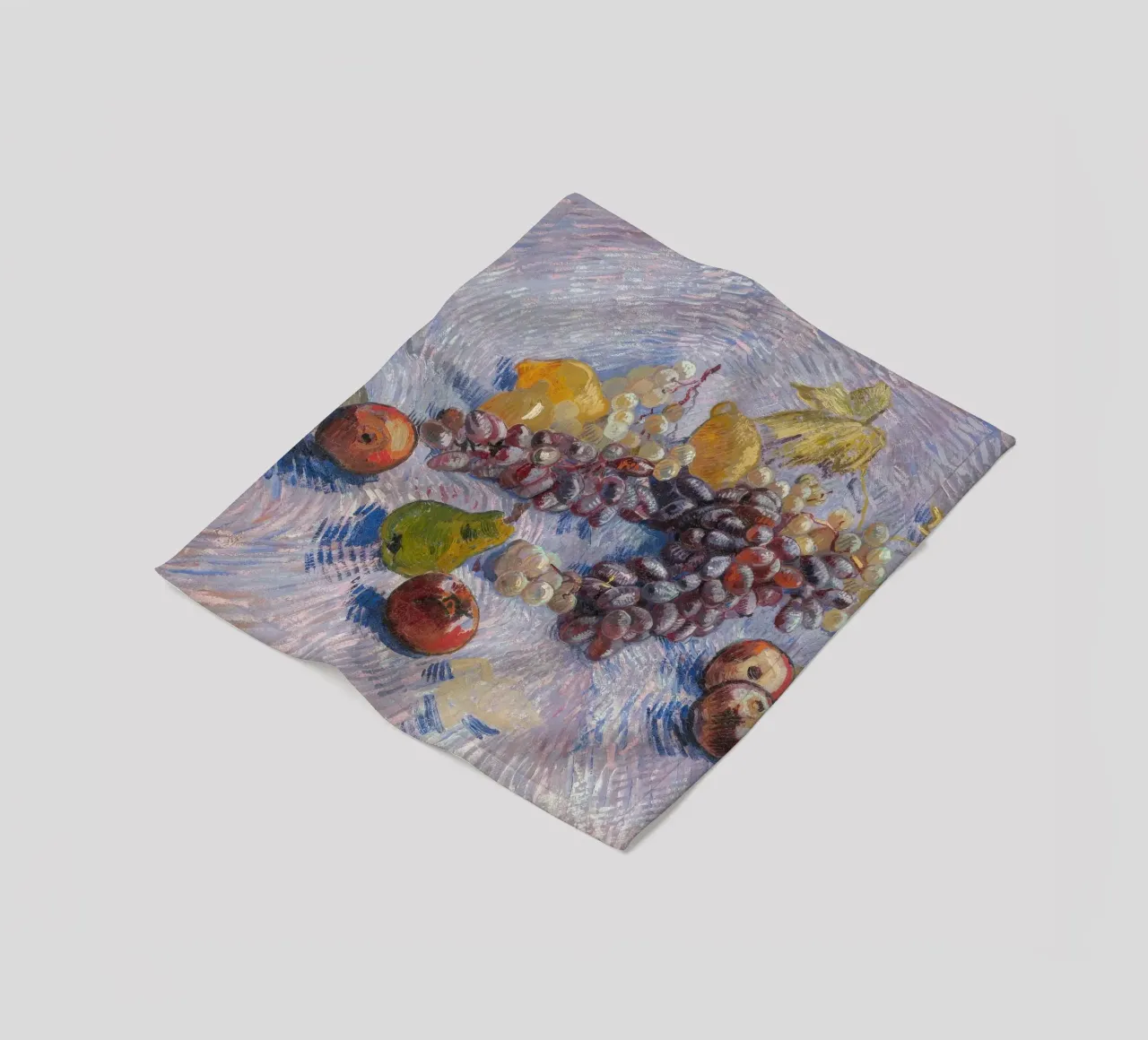 van Gogh, uva, mele, limoni e pere coperta in pile da Carinaprint
