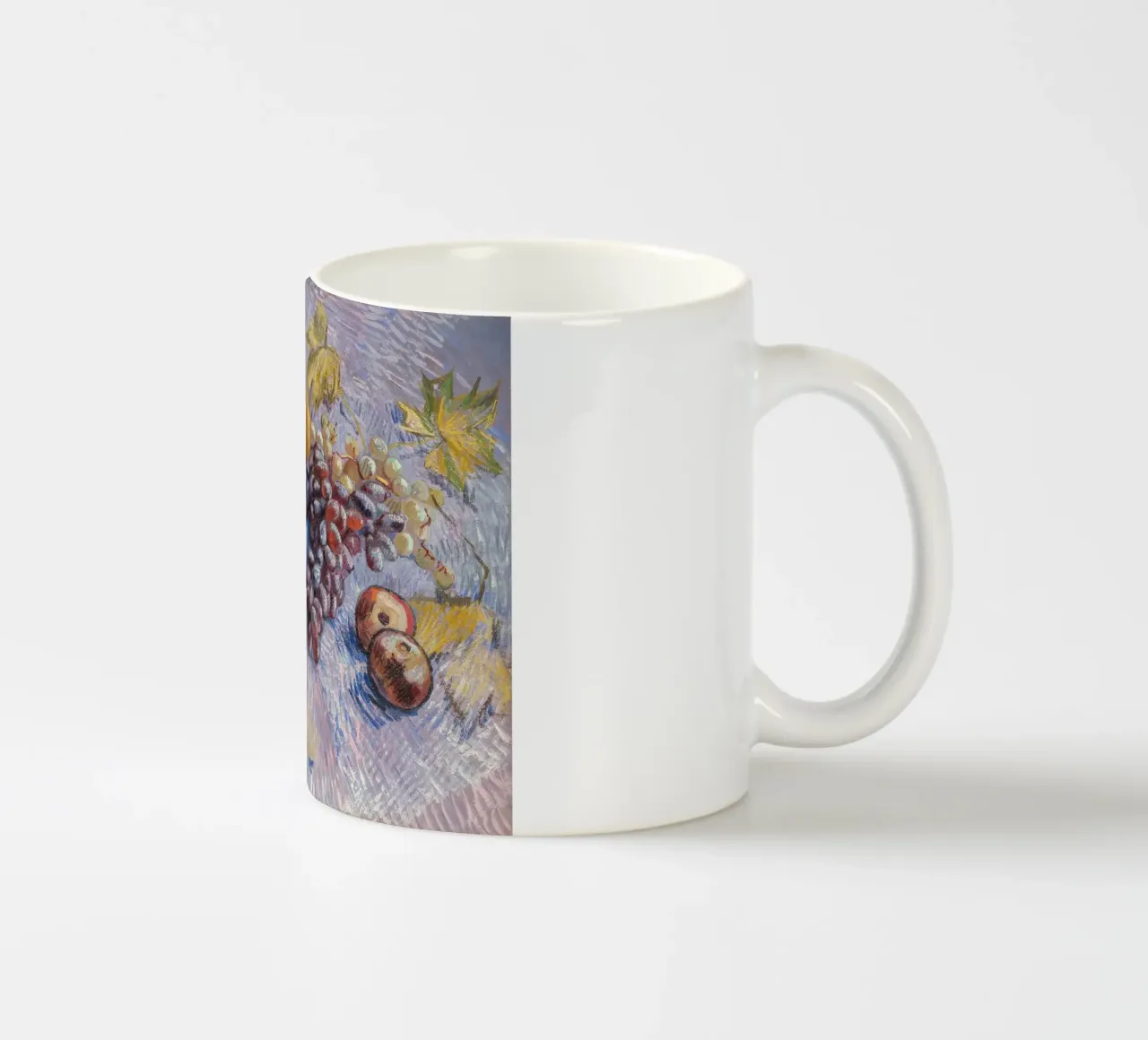 van Gogh, uva, mele, limoni e pere tazza in ceramica da Carinaprint