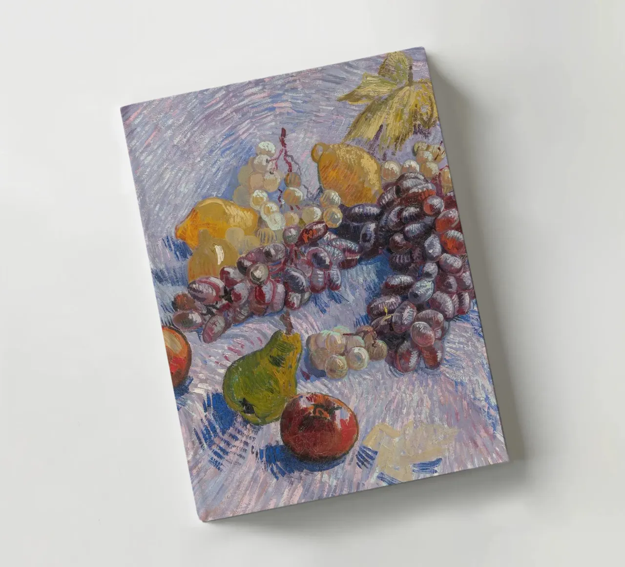 van Gogh, uva, mele, limoni e pere diario da Carinaprint