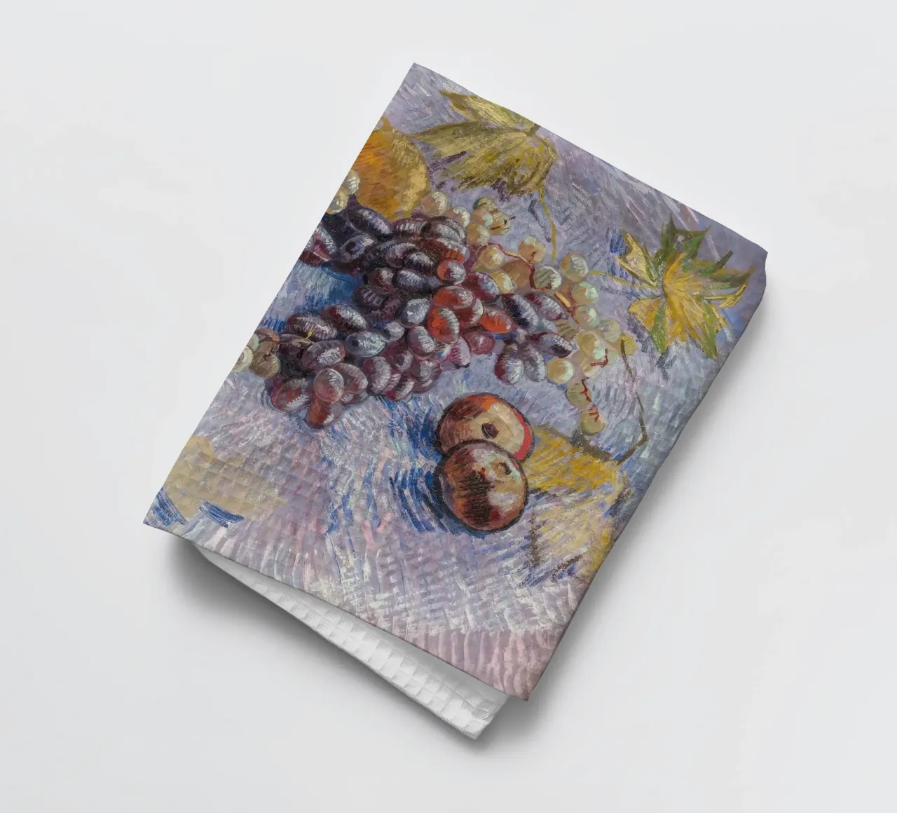 van Gogh, uva, mele, limoni e pere canovaccio da cucina da Carinaprint