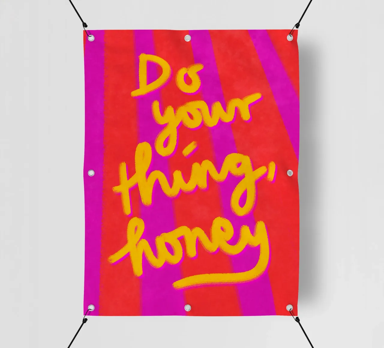 Do your Thing, honey telo in pvc da Illustration Raissa Oltmanns
