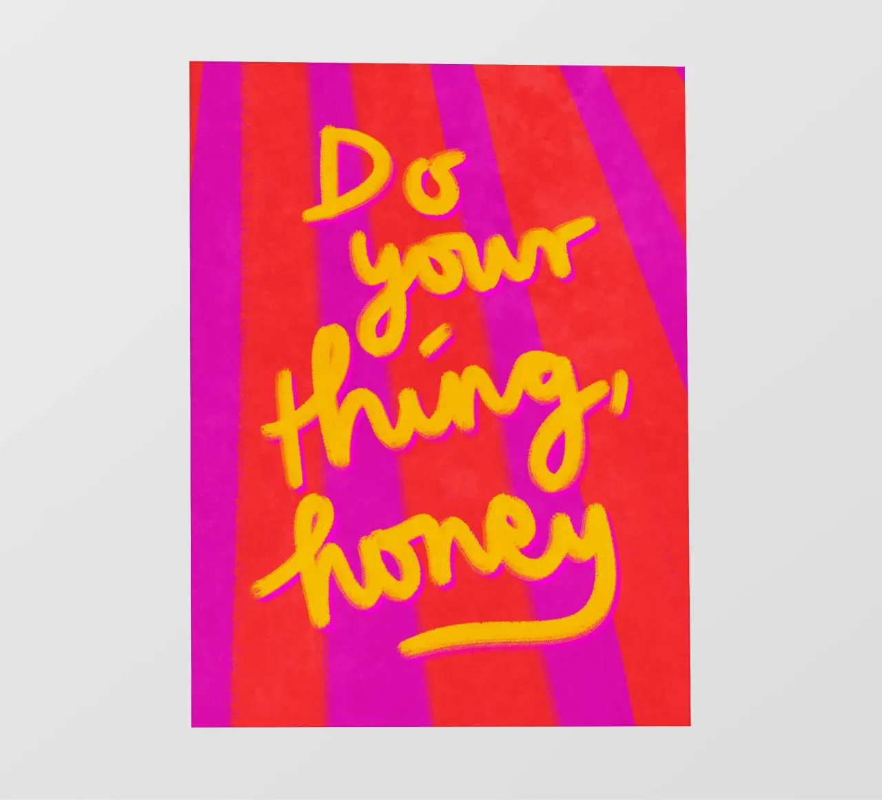 Do your Thing, honey telo in pvc da Illustration Raissa Oltmanns